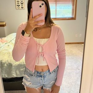 Hollister open tied long sleeve